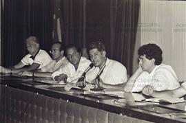 Assembleia do Sindicato dos Médicos de São Paulo (São Paulo-SP, 06 jan. 1986). Crédito: Vera Jursys