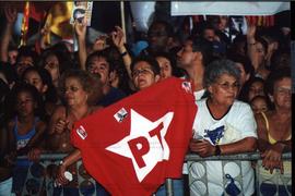 Comício da candidatura &quot;Benedita Governadora&quot; (PT) nas eleições de 2002 (Rio de Janeiro...