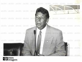 Retrato de Romildo Canhim, ministro da Secretaria de Administração Federal (Brasília-DF, 20 mai. 1993). / Crédito: Lula Marques/Folha de S. Paulo.
