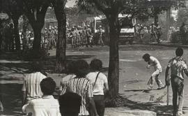 Greve dos trabalhadores na construção civil (Belo Horizonte-MG, 30 jul. 1979). / Crédito: Autoria desconhecida.