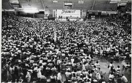 Congresso Nacional da CUT, 3º (Belo Horizonte-MG, 7 a 11 set. 1988) [Ginásio do Mineirinho] – 3º Concut / Crédito: Anselmo Picardi.
