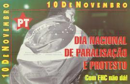 Dia Nacional de Paralisação e Protesto: Com FHC não dá. (10/11/0000, Brasil).