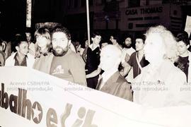 Caminhada da candidatura “Lula governador” (PT) pelo Centro nas eleições de 1982 (São Paulo-SP, 1...