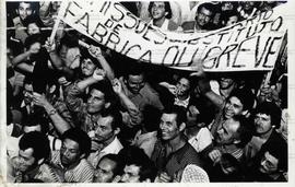 Greve dos trabalhadores metalúrgicos (São Paulo-SP, 31 out. 1978). / Crédito: Ennio Brauns Filho.