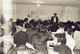 Lançamento do Comitê de campanha do PT nas eleições de 1982 (São Bernardo do Campo-SP, 1982). Crédito: Vera Jursys