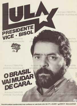Lula Presidente Vice Bisol [2]. (1989, Brasil).