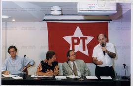 Reunião do Conselho Econômico do PT (São Paulo-SP, 1999) [sede nacional]. / Crédito: Roberto Pari...