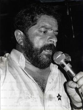 Comício da candidatura &quot;Lula Presidente&quot; (PT) (Pará, 1989). / Crédito: Lurdinha Rodrigues