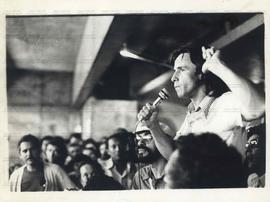 Greve dos trabalhadores metalúrgicos (São Paulo-SP, 31 out. 1978). / Crédito: J. E. Raduan.