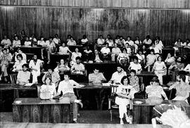 Seminário de Alternativas Políticas para o Município de São Paulo, realizado pelo PT nas eleições de 1985 (São Paulo-SP, 1985). Crédito: Vera Jursys