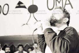 Ato e festa de aniversário da candidatura “Lula Presidente” (PT) nas eleições de 1989 (São Bernar...