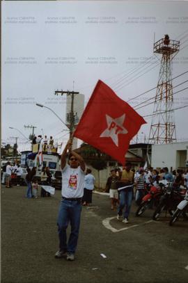 Atividade da candidatura &quot;Lula Presidente&quot; (PT) nas eleições de 2002 (Minas Gerais, 2002) / Crédito: Autoria desconhecida