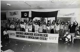 Congresso do Departamento Nacional dos Trabalhadores Rurais da CUT, 2º (Goiânia-GO, 25 a 28 mat.1993). / Crédito: Douglas Mansur.