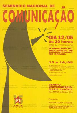 Seminário Nacional de Comunicação (São Paulo (SP), 12-14/05/1995).