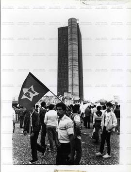 Atividade de campanha da candidatura “Maurício Soares Prefeito” (PT) nas eleições de 1988 (São Be...