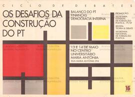 Os desafios da construção do PT (São Paulo (SP), 13-14/05/1995).